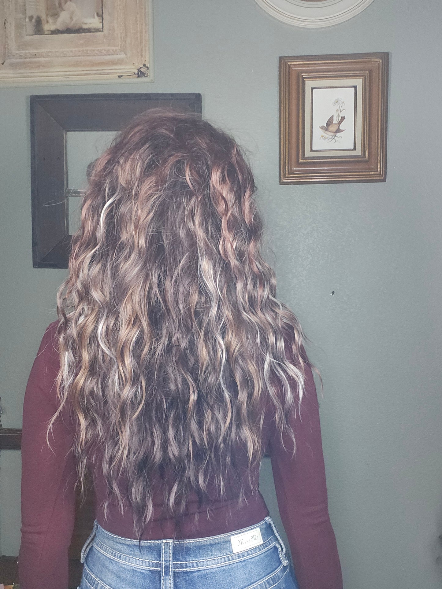 OPEN BOX: CARKIRA -Jessica Blushed Auburn -20" 13x4 Lace Front Wig Scandinavian Hairline Blushed Auburn - Medium Cap