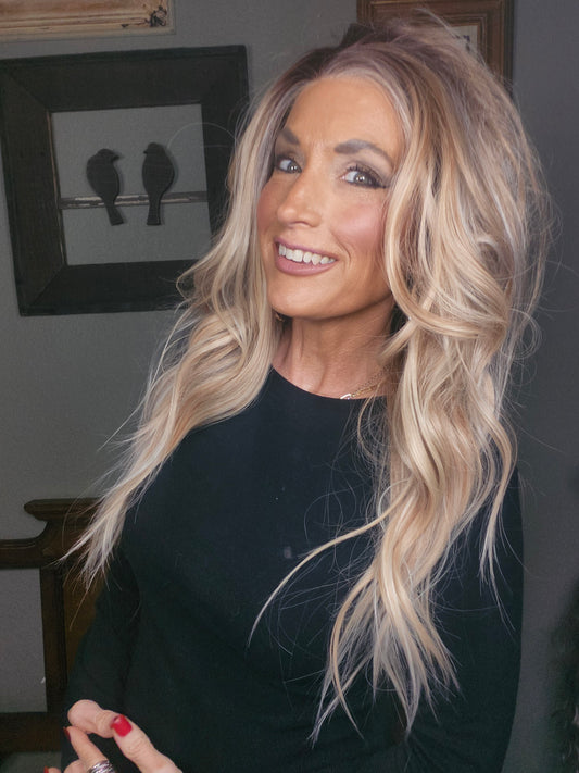 NEW RELEASE CARKIRA California Blondicot 24-26" 13x4 Lace Front Wig with Medium Cap