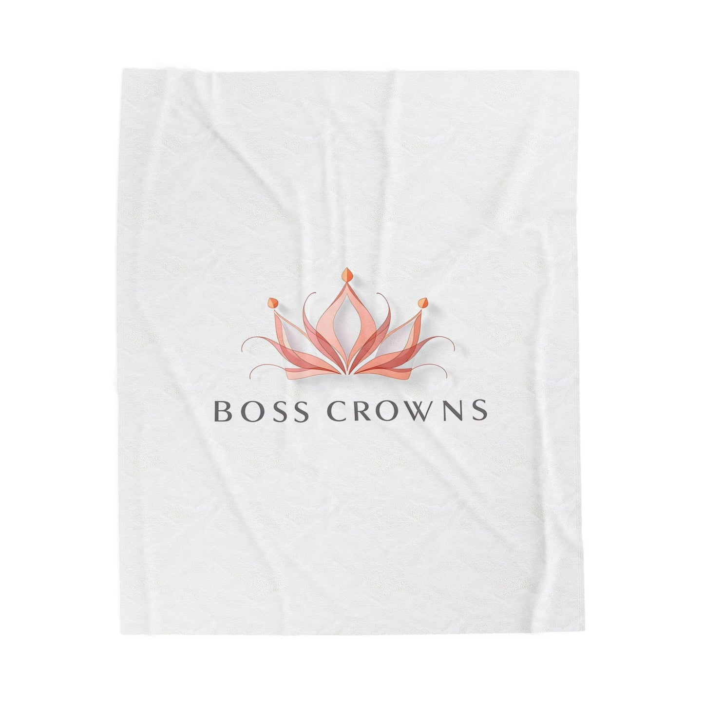 Boss Crowns Velveteen Plush Blanket - Cozy Decor