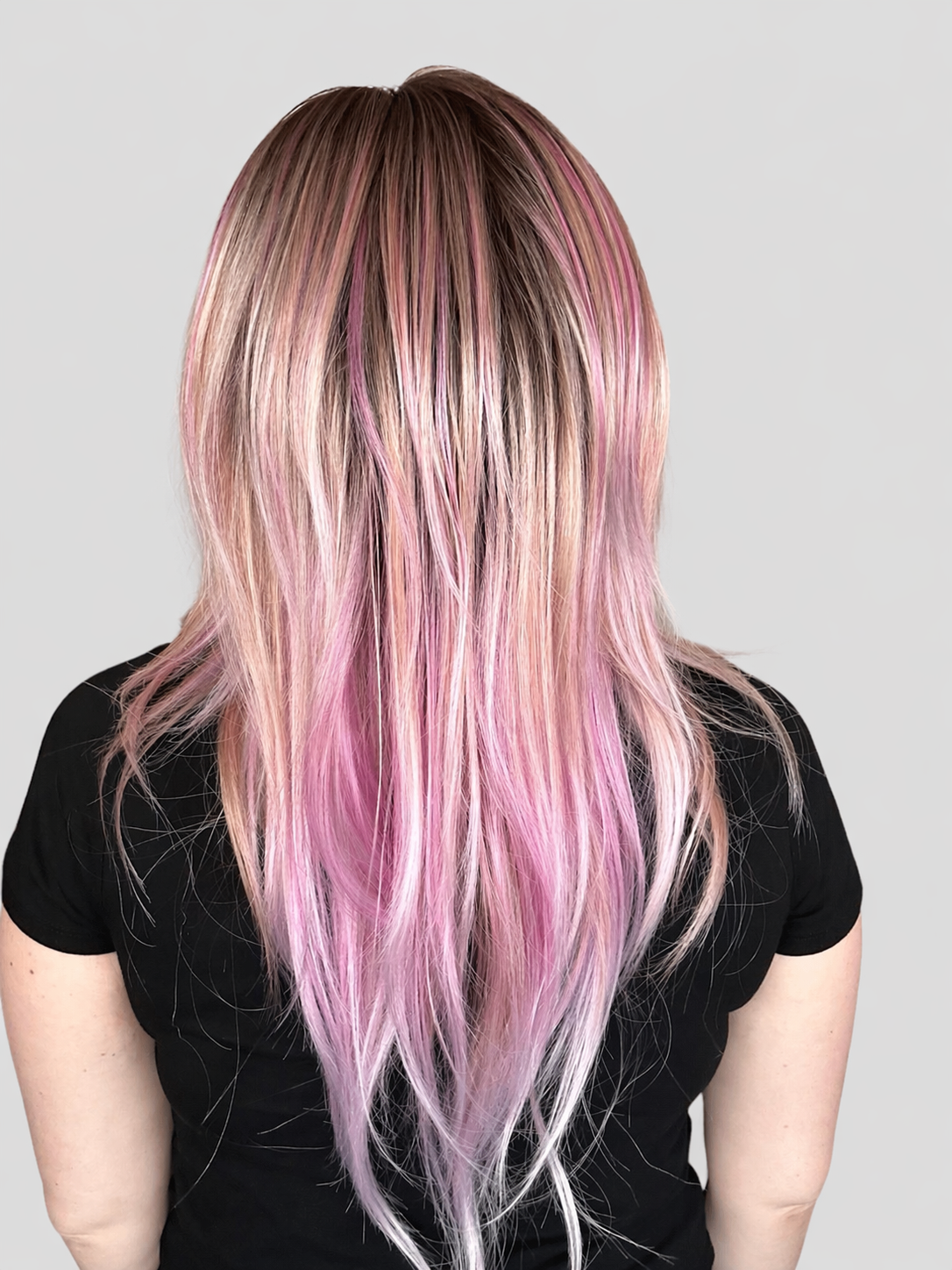 CARKIRA Penelope in the Cotton Candy 20-24" Long 13x4 Lace Front Wig 20" with Average Cap