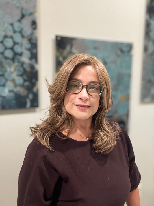 Glam Reimagined #33 in Praline Swirl (12 R) TressAllure Full Mono Collab Style