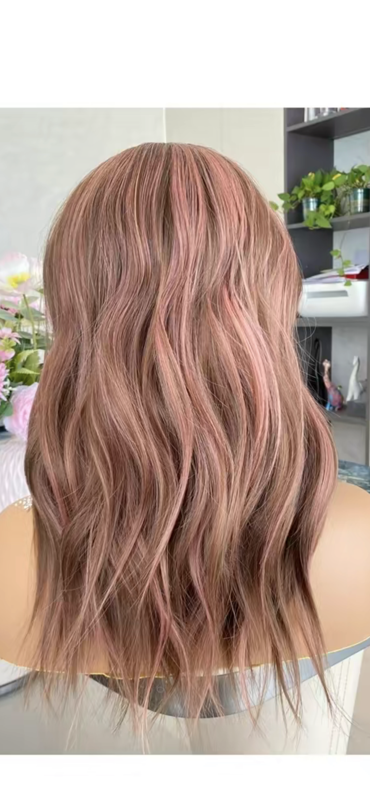 CARKIRA - Manda 13x4 Lace Front Chocolate Brown with Pink Highlights - Medium Cap - FREE SHIPPING