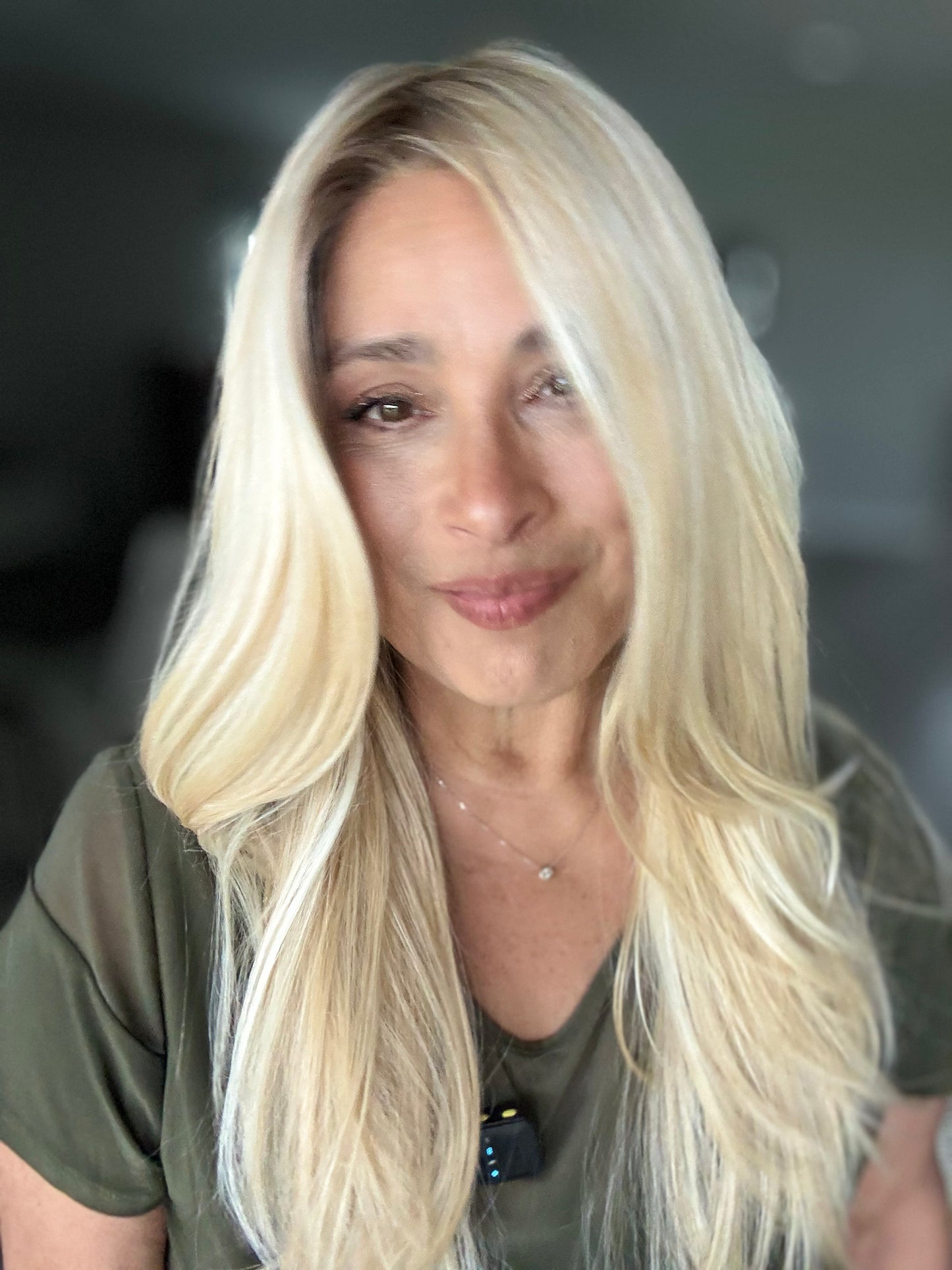 Glam - TA- 24/102/R12 | Gold Blonde with Platinum Highlights with Gold Brown Roots