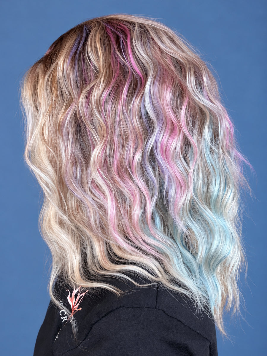 JESSIE Candy Blonde Water Wave | 13x4 | 16" Long | High Heat Friendly Lace Front Wig