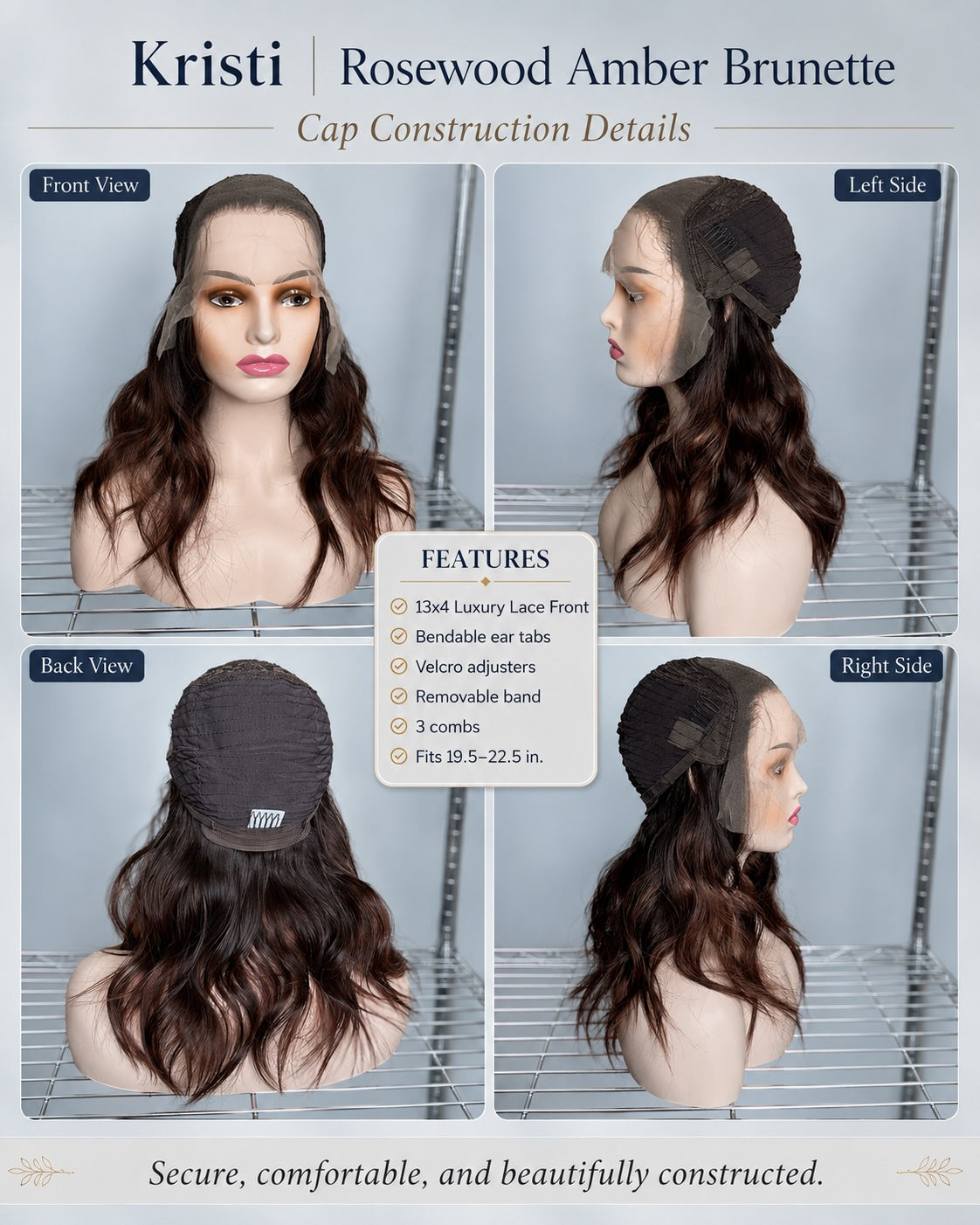 CARKIRA Kristi 14 Inch 13x4 Luxury Lace Front Synthetic Wig Glueless Natural Hairline Heat-Friendly