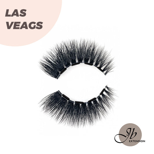 CRUELTY FREE REUSABLE 6D MAGNETIC EYELASHES-Las Vegas