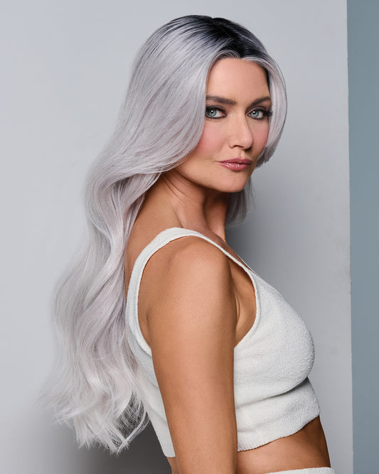 Queue the Hue in Gray/Lavender