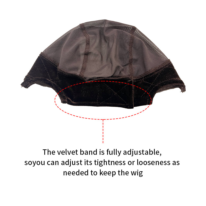 Boss Cap - Velcro Wig Grip Cap with Open Lace Top - Wig Care 👑