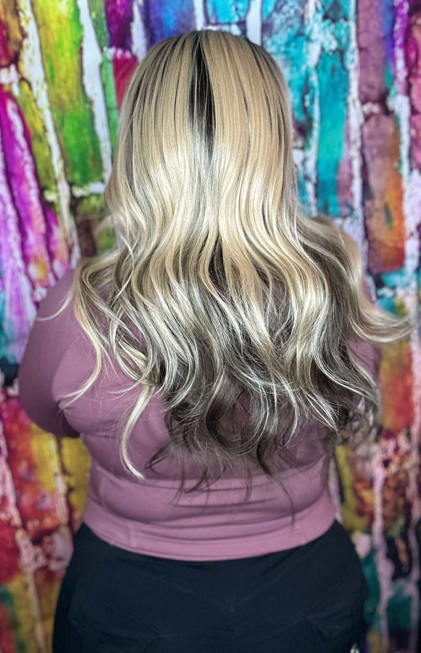 CARKIRA Kiana Ombre Blonde 13x6 Lace Front Wig with Long Brown Body Wave Medium Cap Unisex Heat Friendly Up to 320°F Natural Looking Soft Smooth Realistic Scalp Hairline