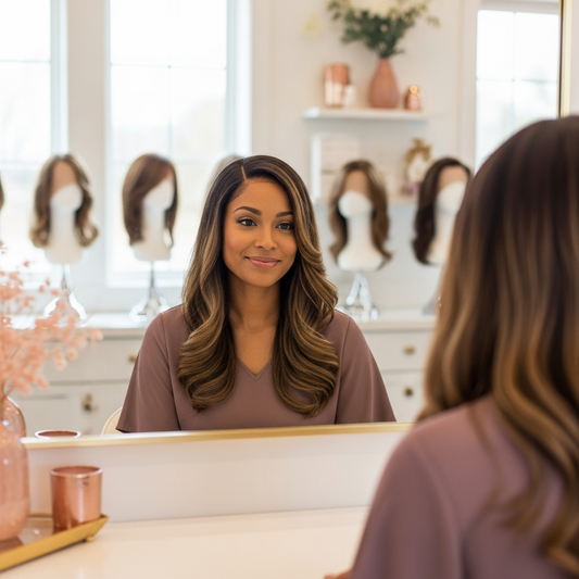 What is a 'glueless' wig?