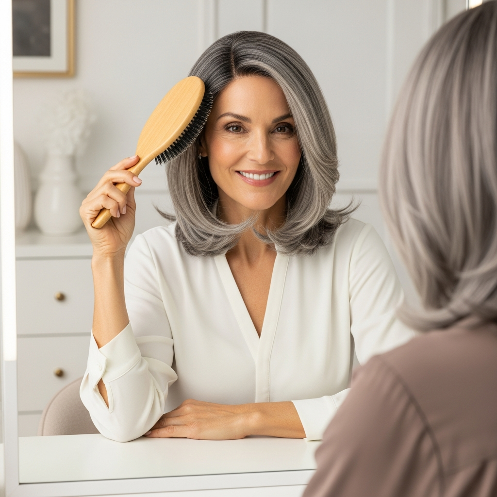 How Do I Transition to Gray Hair Using Wigs?