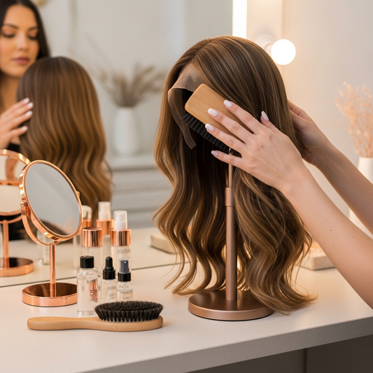 Can I steam my wig to smooth it out?