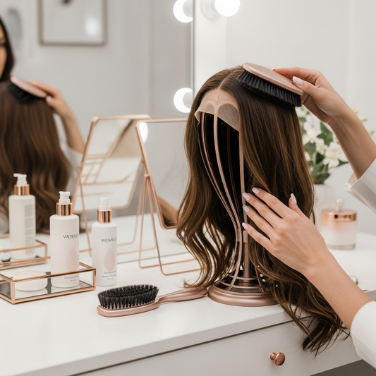 How Do I Dry a Wig If I Don't Have a Wig Stand?