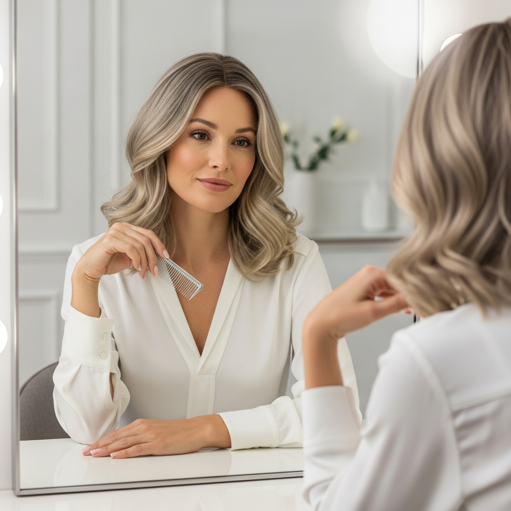 How do I tone a blonde wig that is too yellow?