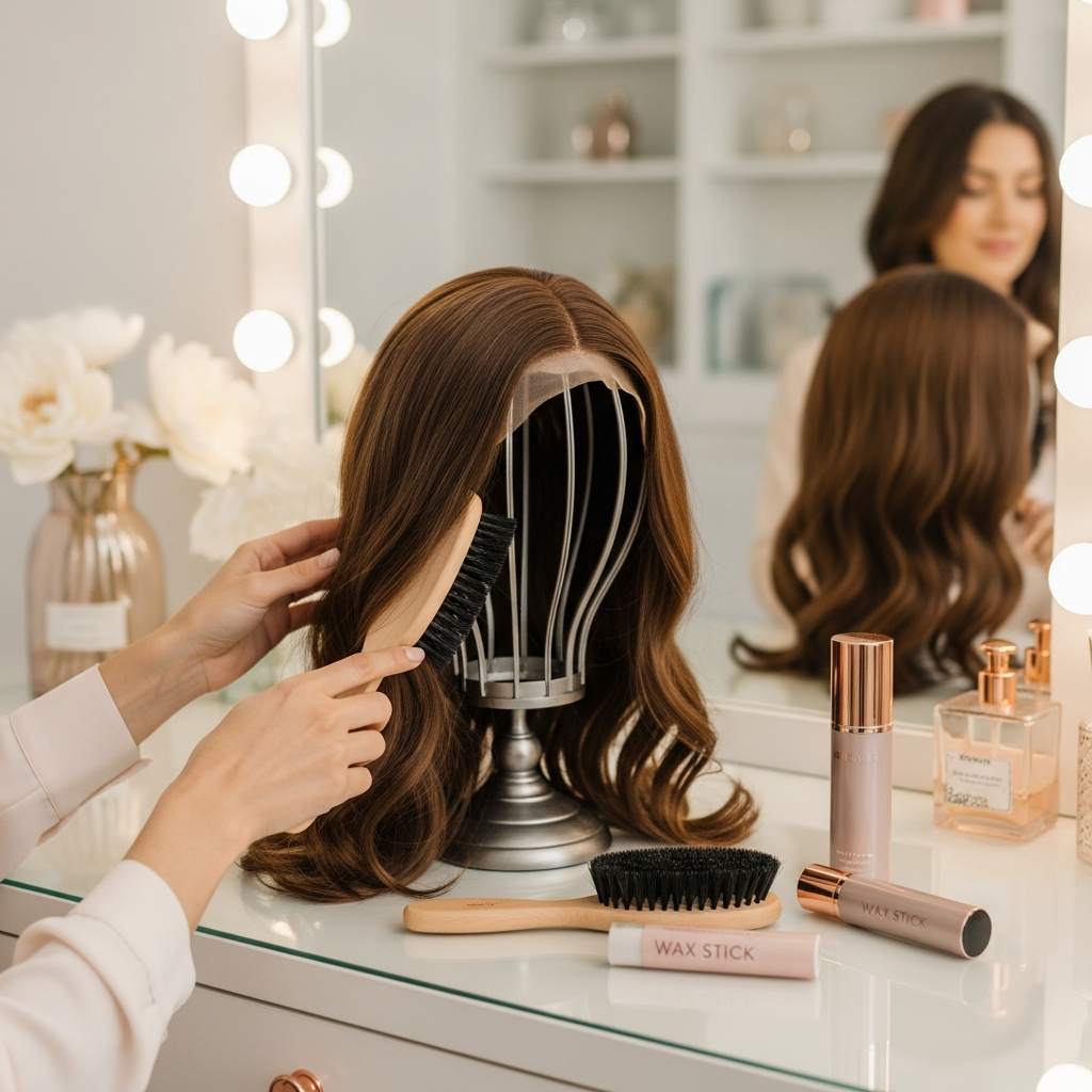 How Do I Use a 'Wax Stick' on a Wig?