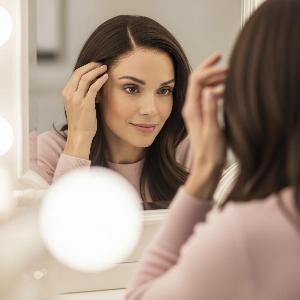 What are the 'ear tabs' on a wig?