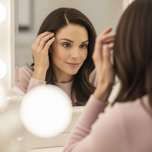 What are the 'ear tabs' on a wig?