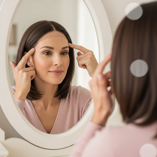 How do I pin up long bio hair under a wig?