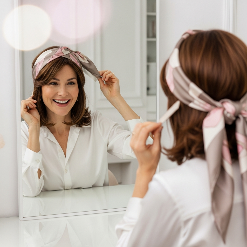 Can I Use a Silk Scarf as a Headband on My Wig?