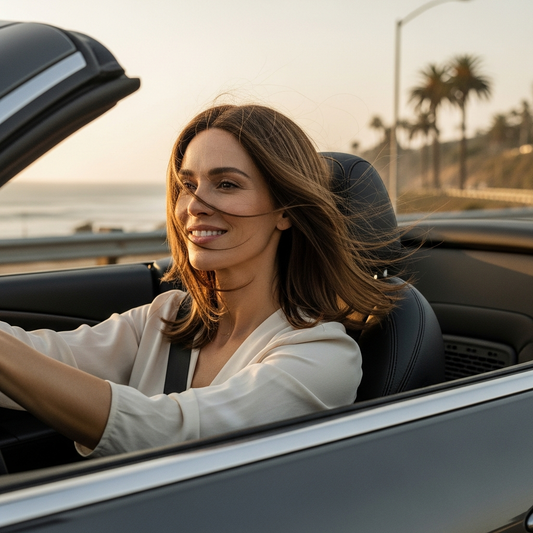 Can I Wear a Wig in a Convertible Car?