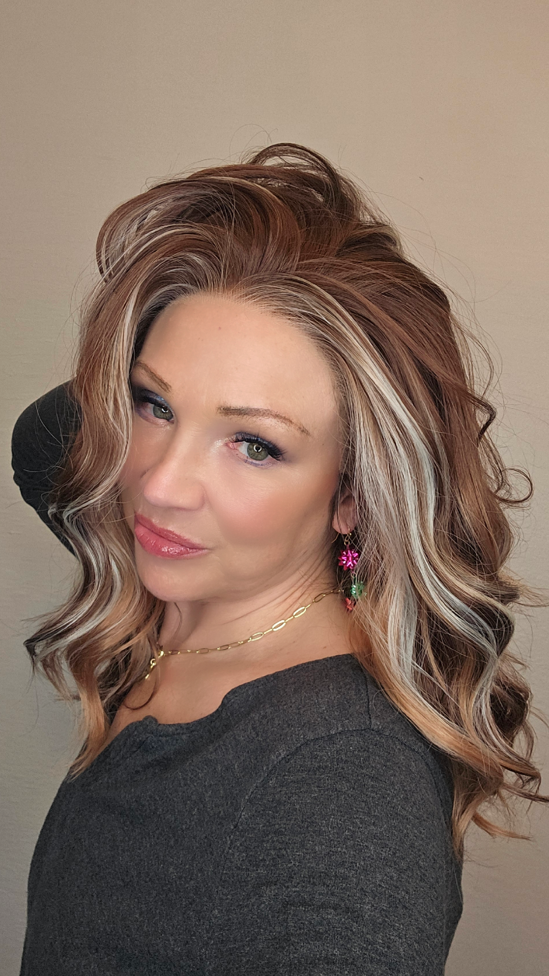 CARKIRA -Grace - Gingerbread Latte 17" 13x4 Lace Front Wig Medium Cap-Scandinavian Hairline