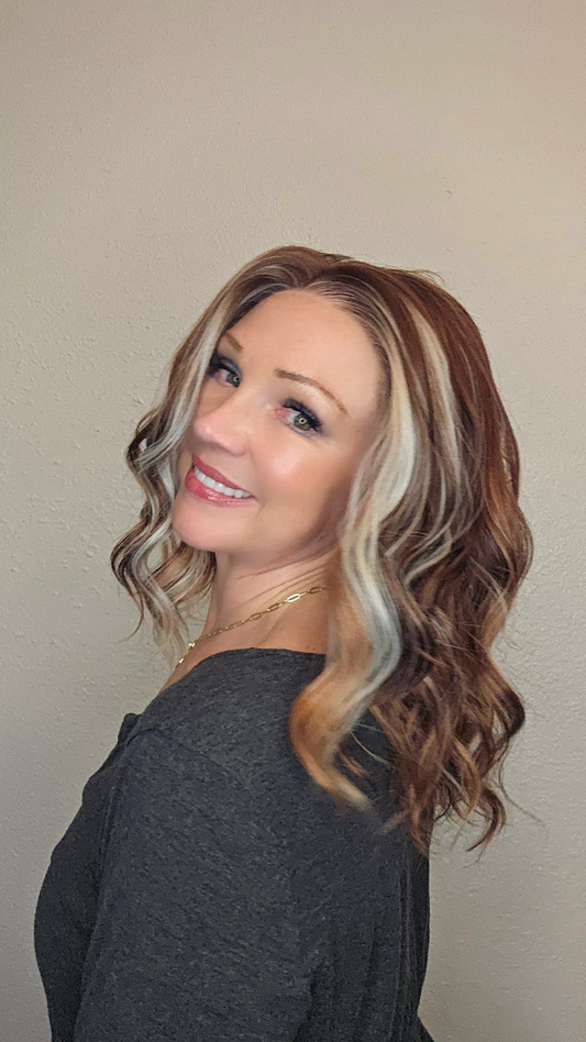 CARKIRA -Grace - Gingerbread Latte 17" 13x4 Lace Front Wig Medium Cap-Scandinavian Hairline