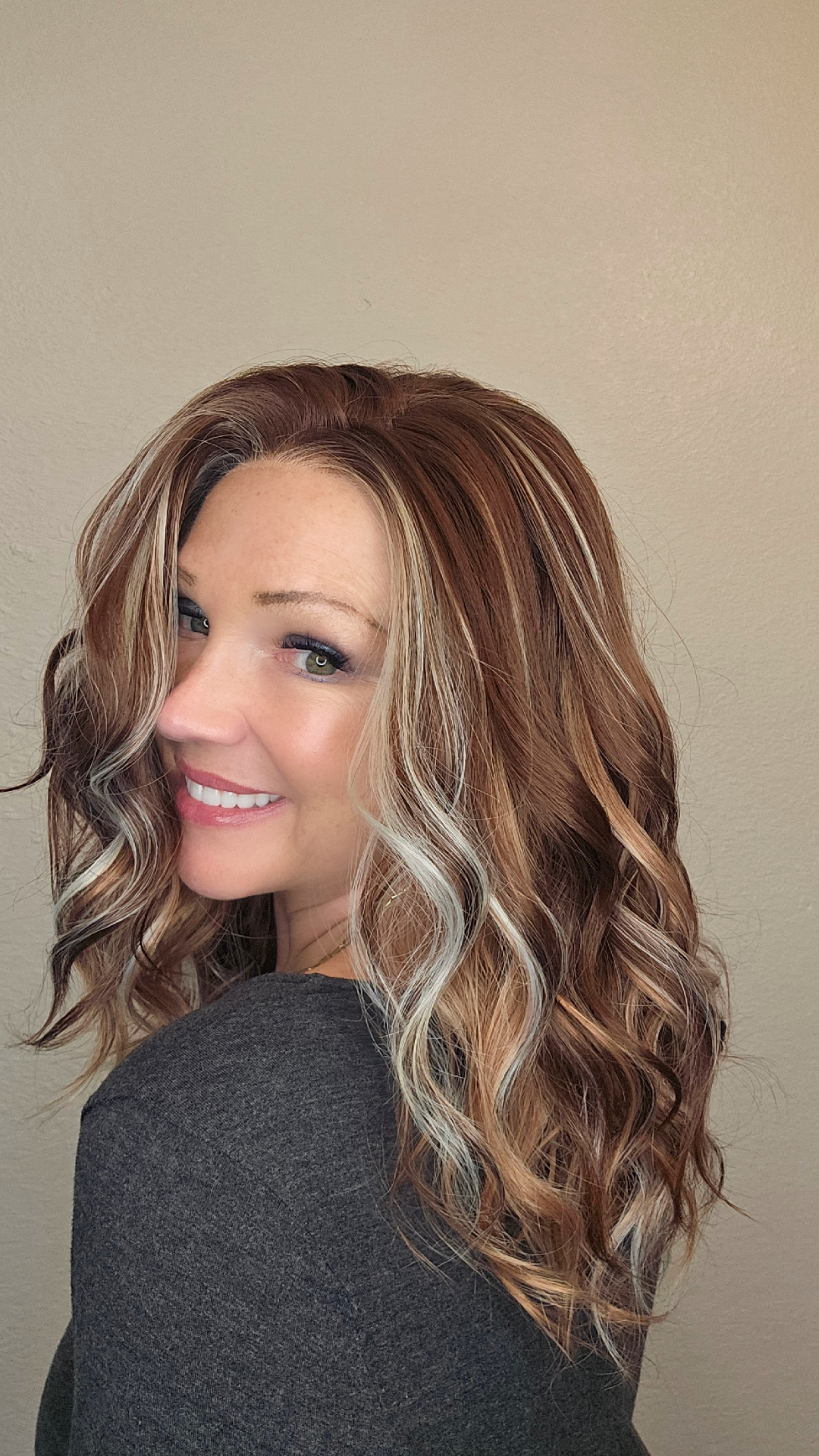 CARKIRA -Grace - Gingerbread Latte 17" 13x4 Lace Front Wig Medium Cap-Scandinavian Hairline