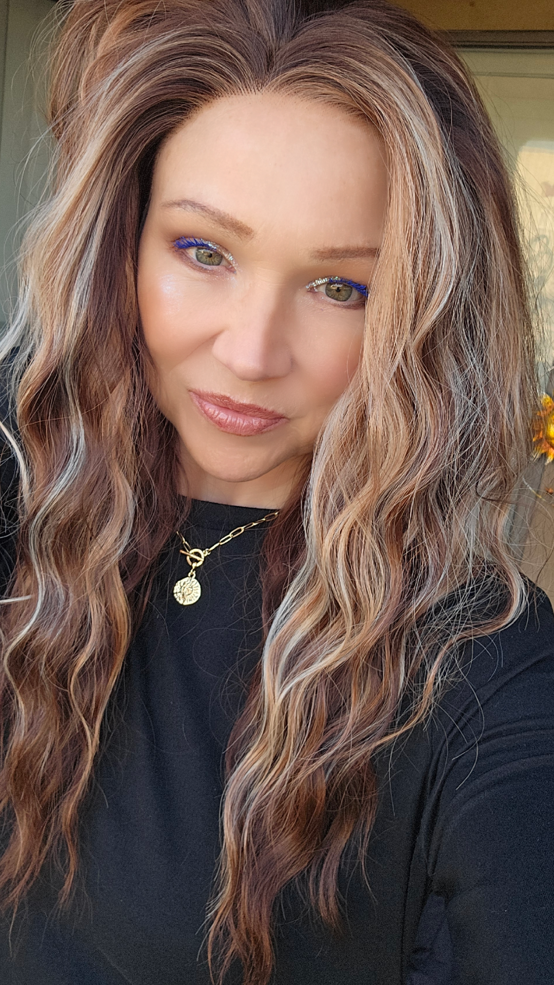 CARKIRA Michelle in the Honeyed Chestnut Bronde 22" Long 13x4 Lace Front Wig with Medium Cap Unisex Heat Friendly Up to 320°F Natural Looking Soft Smooth Realistic Scalp Hairline