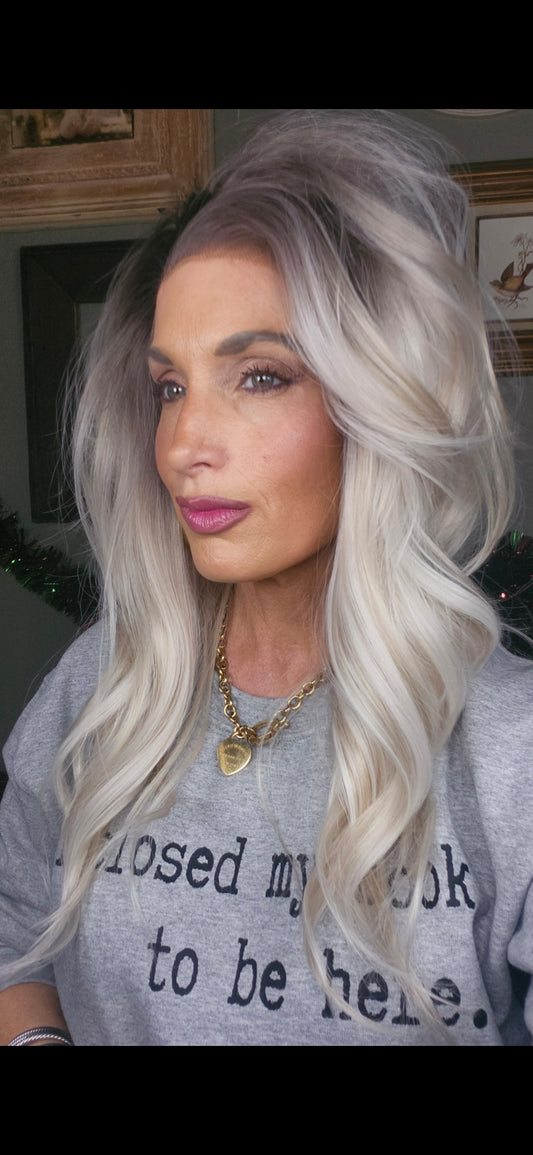 CARKIRA 20" Audrey 13x4 Lace Front Wig with Medium Cap Unisex Heat Friendly Up to 320°F Natural Looking Soft Smooth Realistic Scalp Hairline (Copy) (Copy)