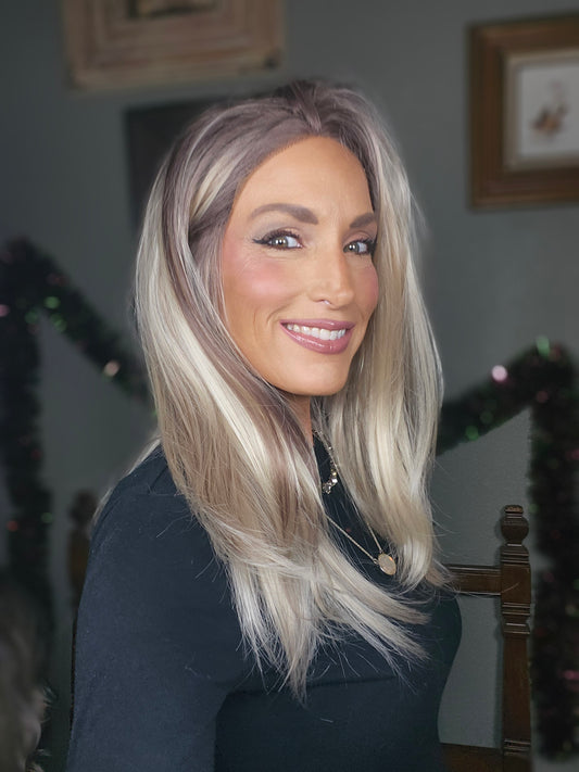 OPEN BOX RETURN: CARKIRA Candy 13x2 T-part Lace Front Wig with Medium Cap Unisex Heat Friendly Up to 320°F Natural Looking Soft Smooth Realistic Scalp Hairline