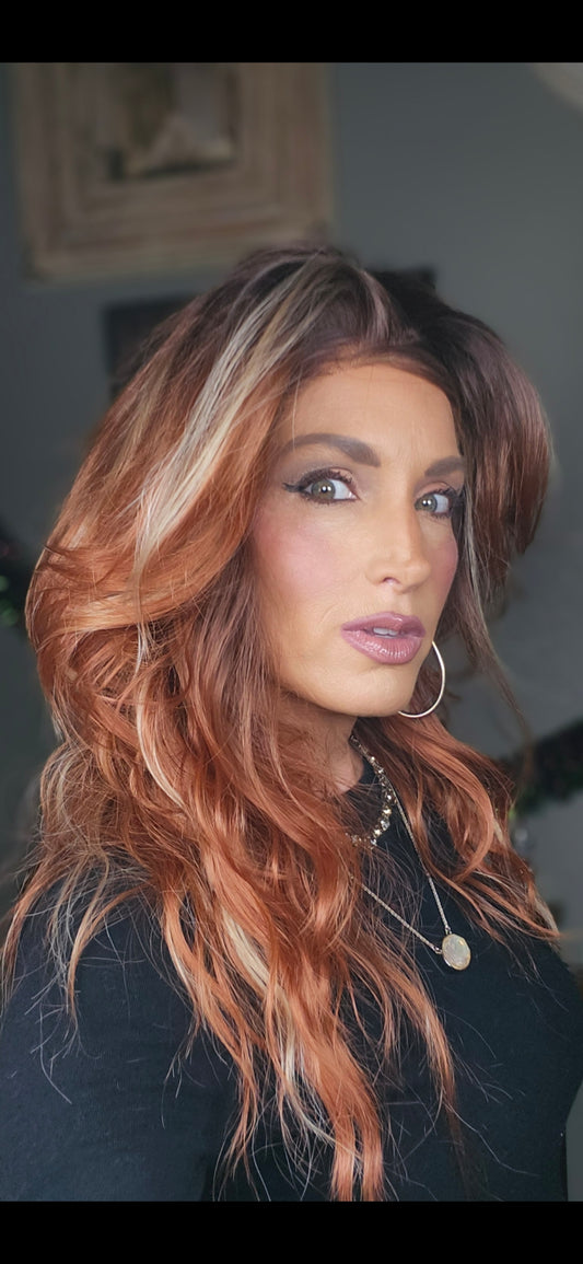 CARKIRA Lucia 13x4 Lace Front Wig with Medium Cap Unisex Heat Friendly Up to 320°F Natural Looking Soft Smooth Realistic Scalp Hairline