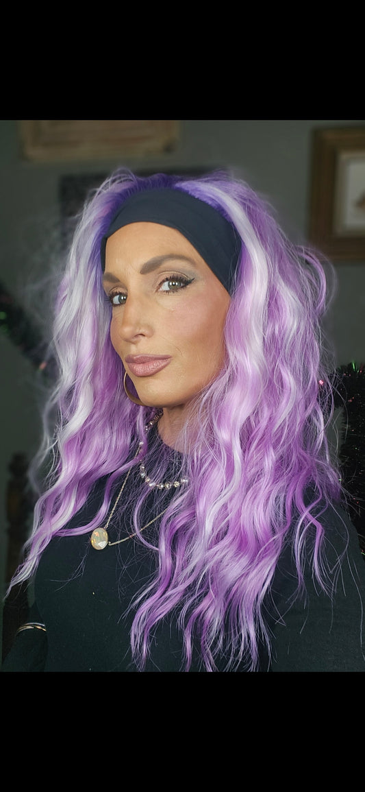 CARKIRA Kelly Headband Wig with Average Cap Unisex Heat Friendly Up to 320°F Natural Looking Soft Smooth Realistic Scalp Hairline