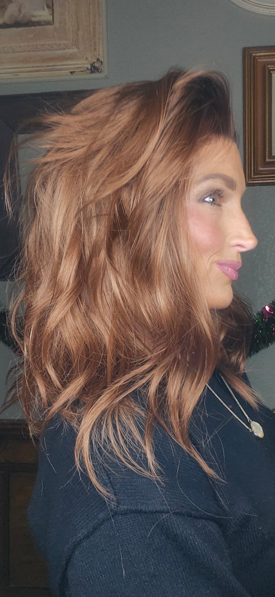 OPEN BOX RETURN: CARKIRA Kerry 16" in the Texas Barbecue Sauce  13x4 Lace Front Wig