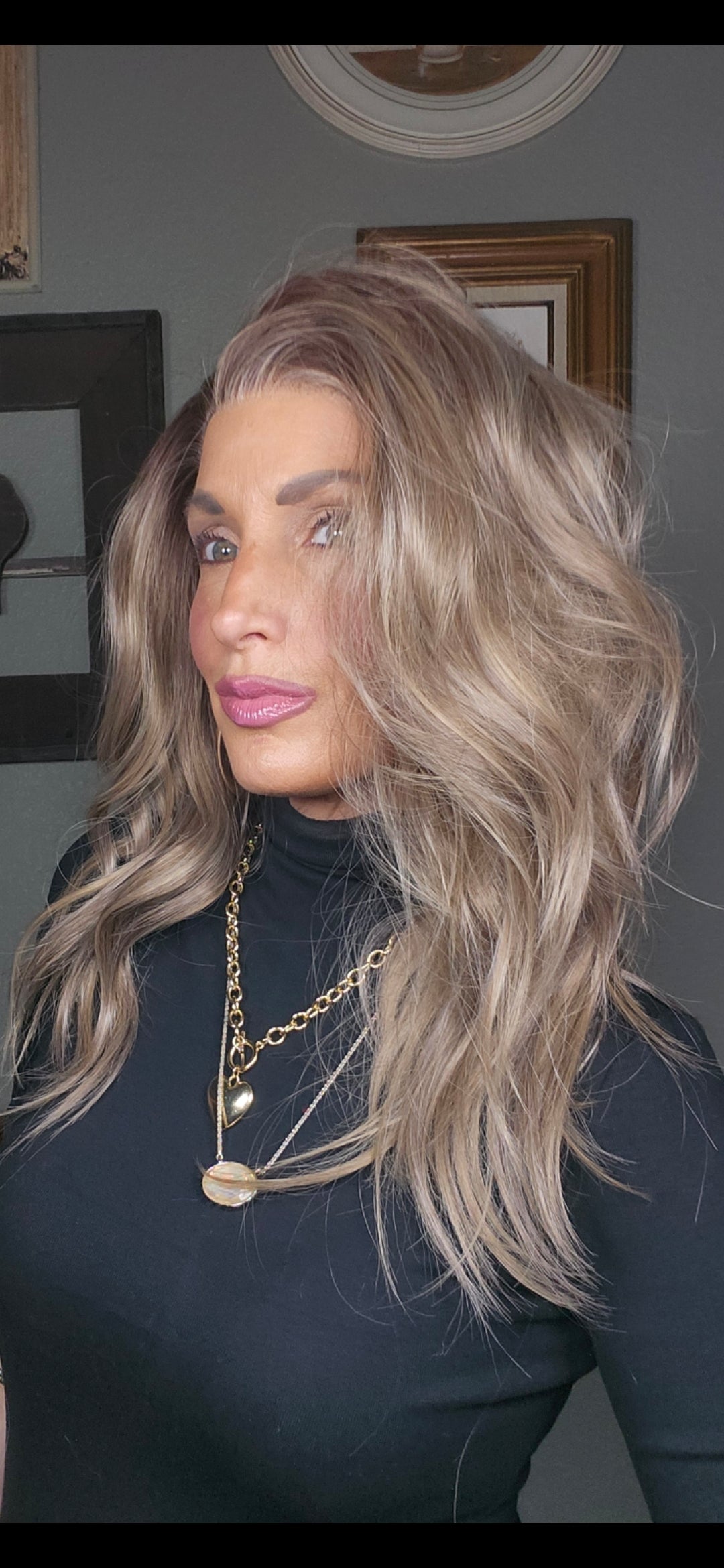 OPEN BOX RETURN: NEW RELEASE CARKIRA 19" Josie High Tea Blonde 13x4 Lace Front Wig with Medium Cap Unisex Heat Friendly