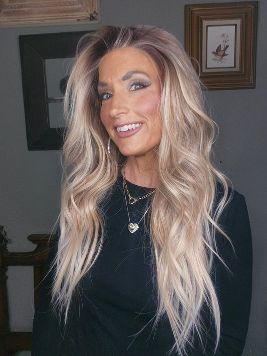 NEW RELEASE CARKIRA California Blondicot 24-26"  13x4 Lace Front Wig with Medium Cap