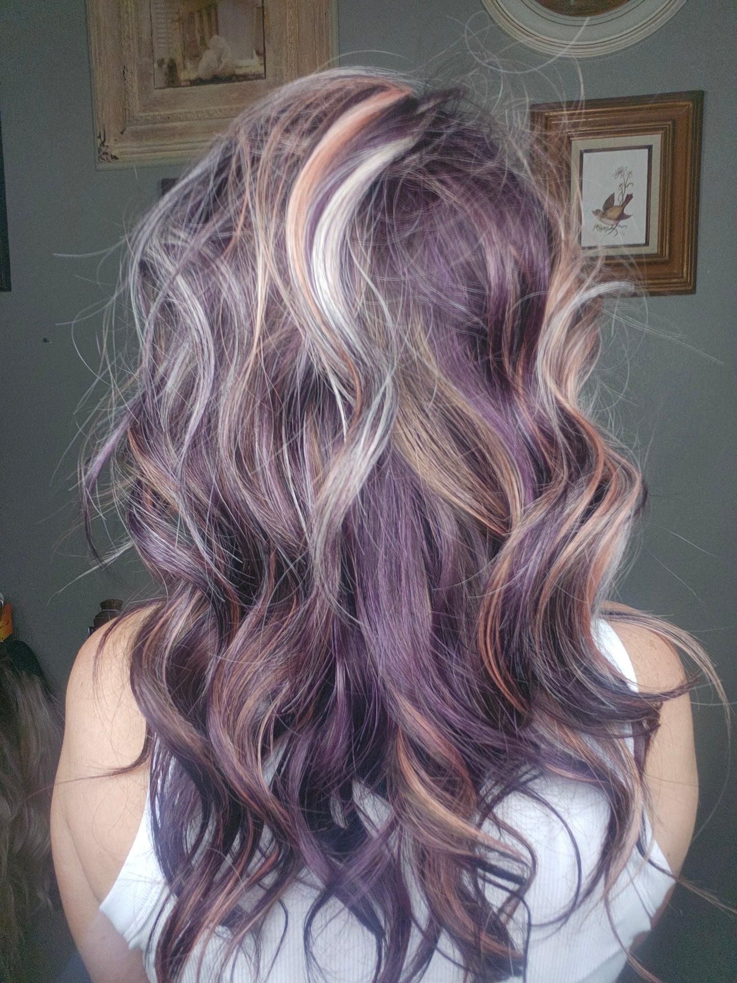 NEW RELEASE CARKIRA Loralei 18" in the Purple Calm Shell Color 13x4 Lace Front Wig with Velcro Adjusters and Medium Cap (Copy)