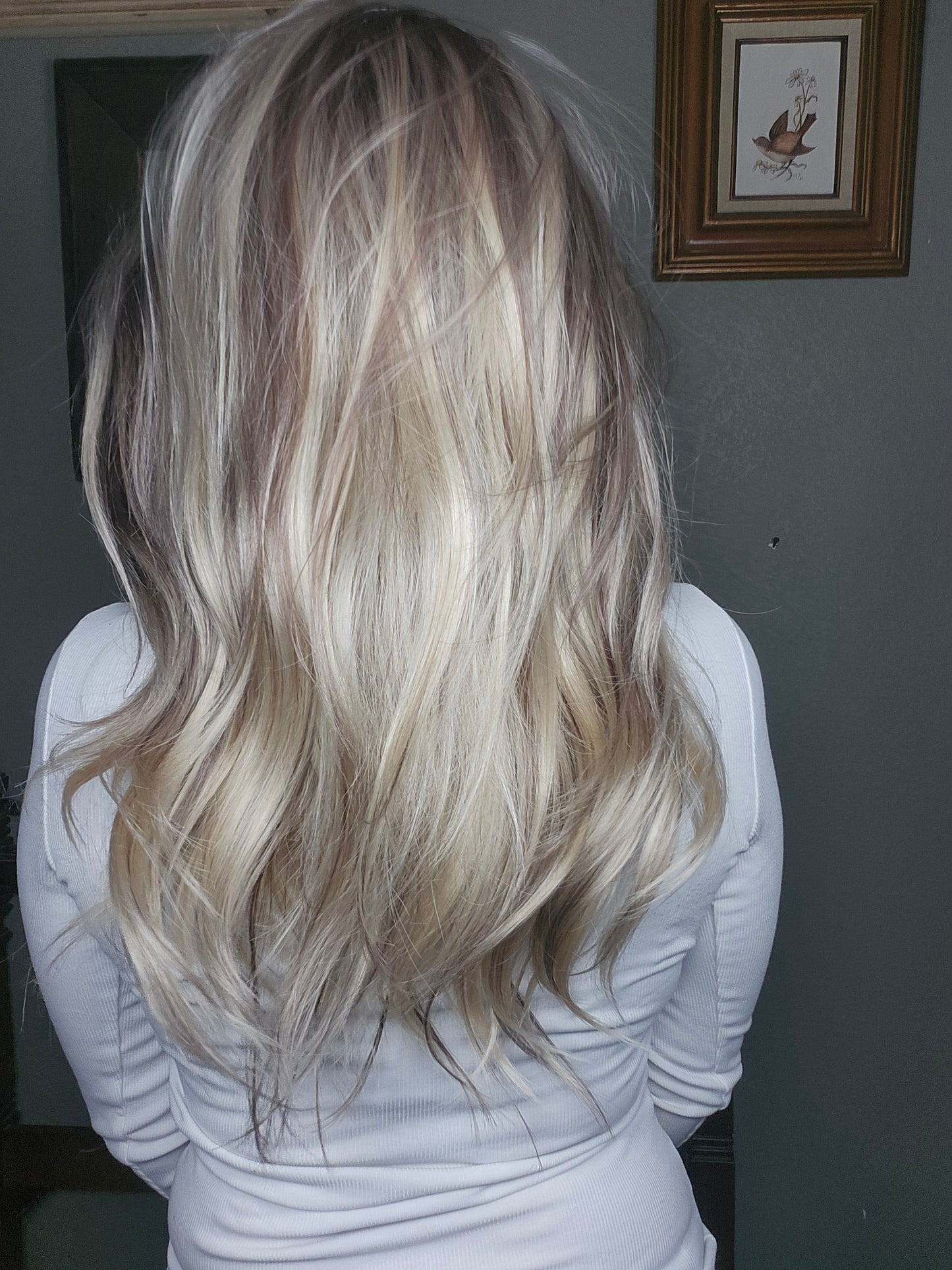 CARKIRA Evan 22" in the Mushroom Pearl Color 13x4 Lace Front - Standard Cap