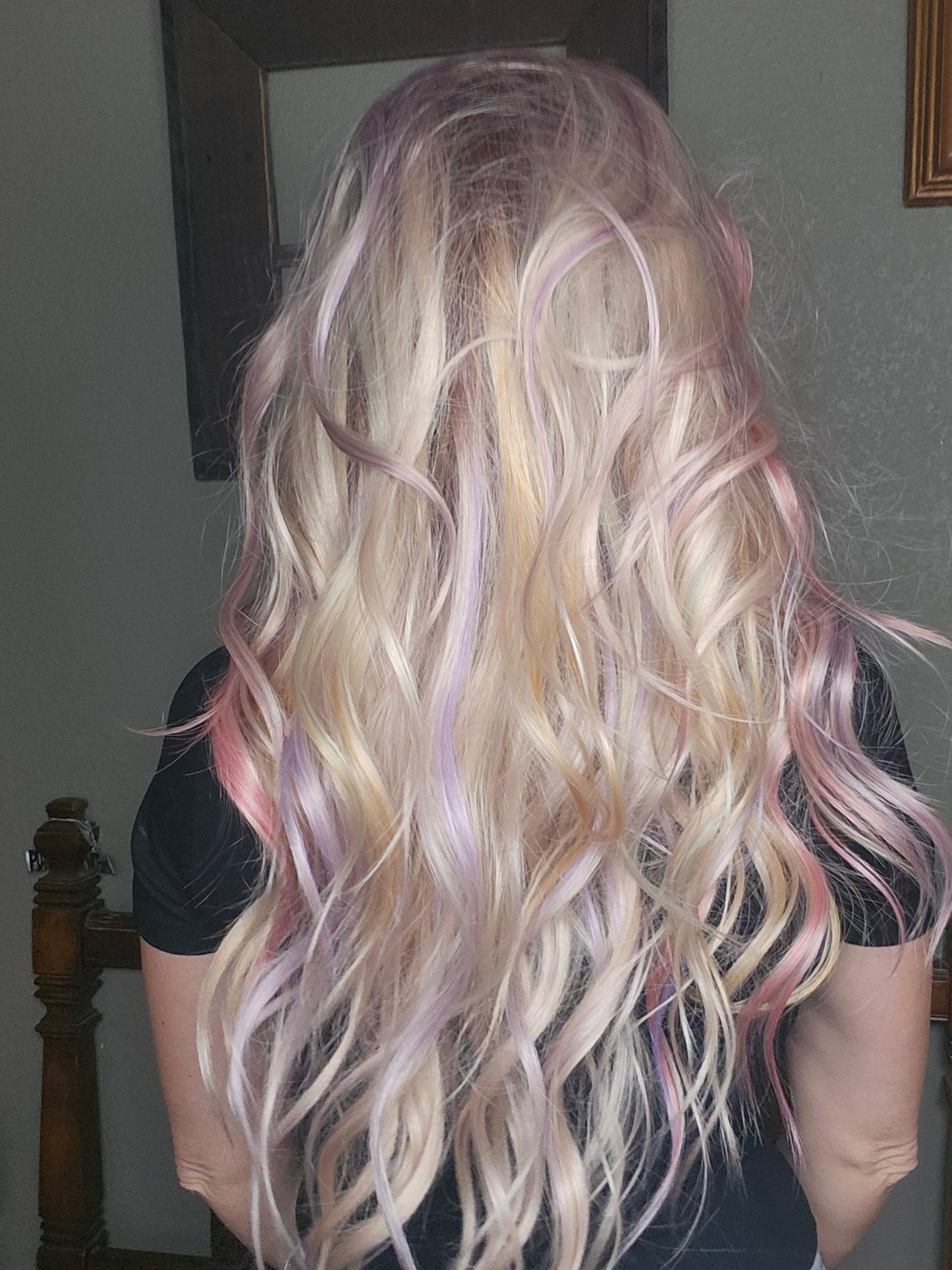 NEW RELEASE CARKIRA 24-26" Sweet Tarts 13x4 Blonde with Sweet Tart Color Highlights