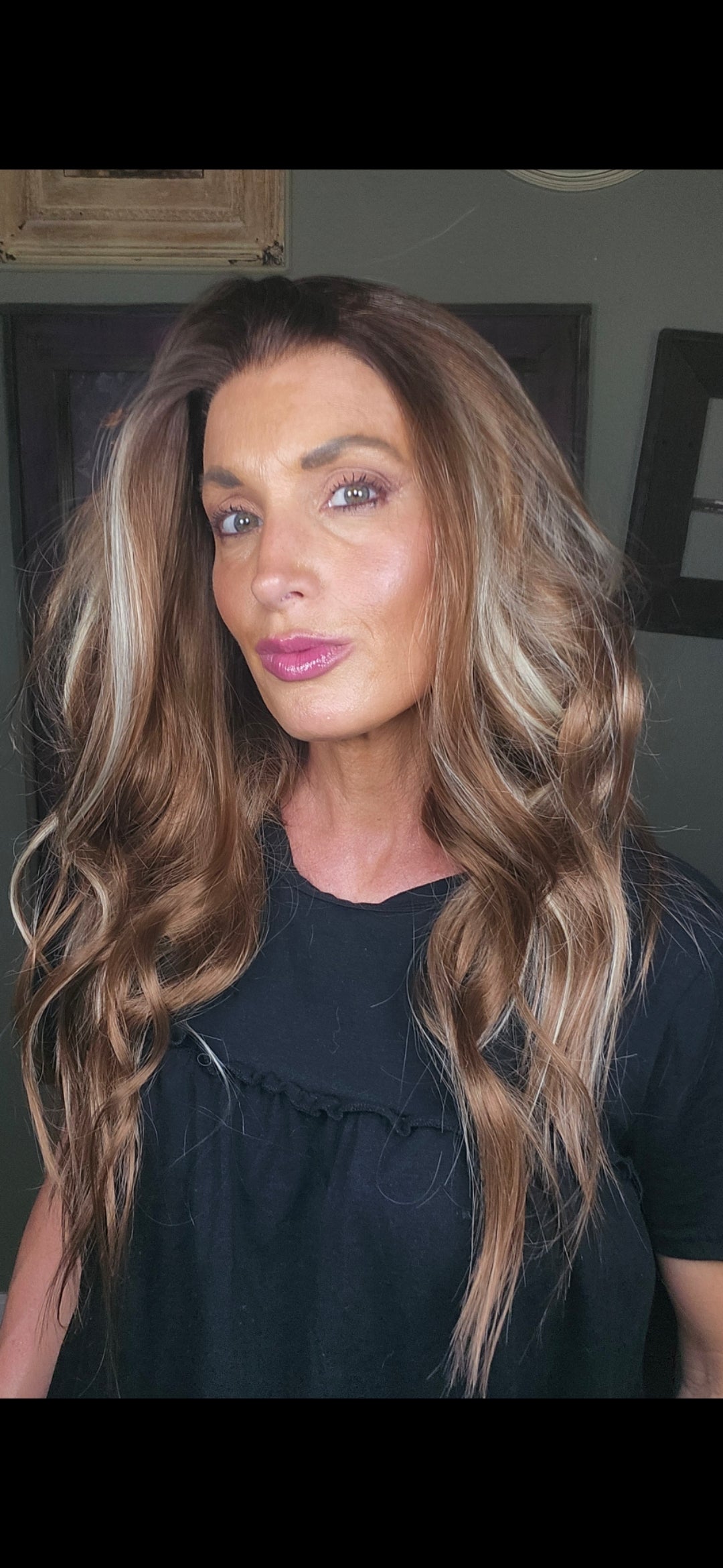 OPEN BOX RETURN: CARKIRA |Ashly | Blushwood Brown | 22" Long | 13x4|Lace Front Wig Scandinavian Hairline