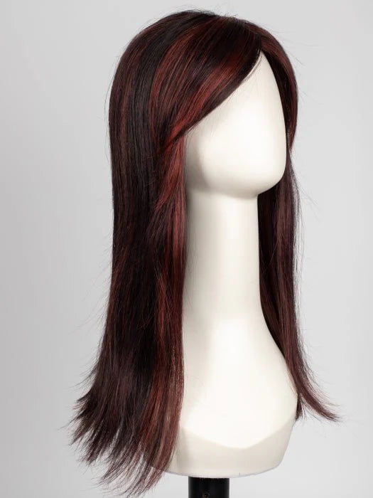 Jon Renau Camilla 100% Hand-tied  *Discontinued Style* Chocolate Cherry Color