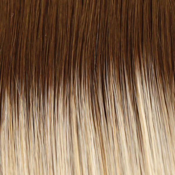 Sizzle Mono Top - TA - 14/26/R10 | Light red-brown with gold blonde highlights and medium brown roots.
