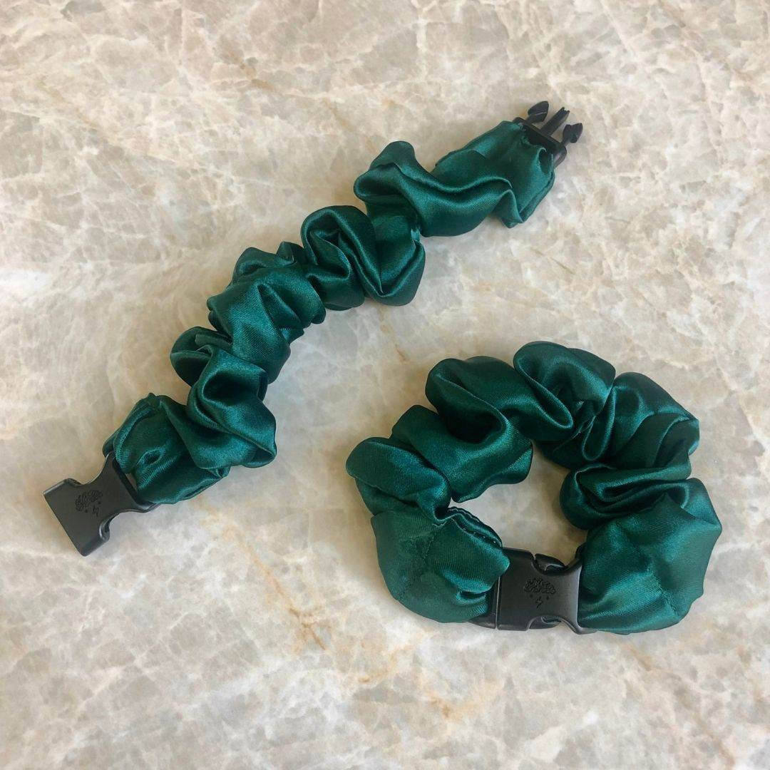 Buckle Scrunchie - Vibrant Solid Colors - No Snagging, No Tangles