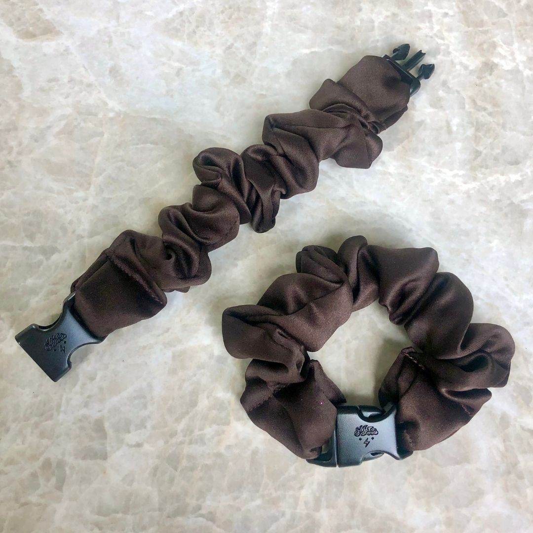 Buckle Scrunchie - Neutral Colors - No Snagging, No Tangles - ONE SCRUNCHIE