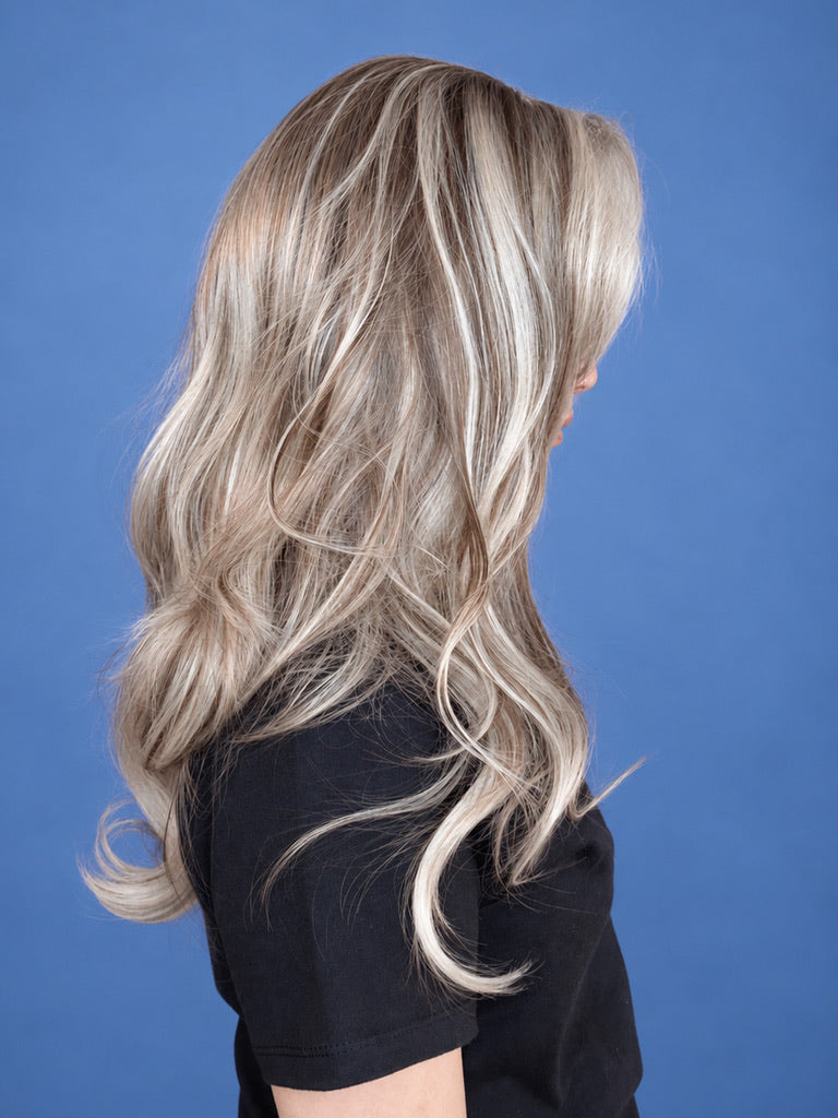 CARKIRA - Daphne - Golden Blonde Mixed with Bronde- 21" Long 13x4 Lace Front - Medium Cap