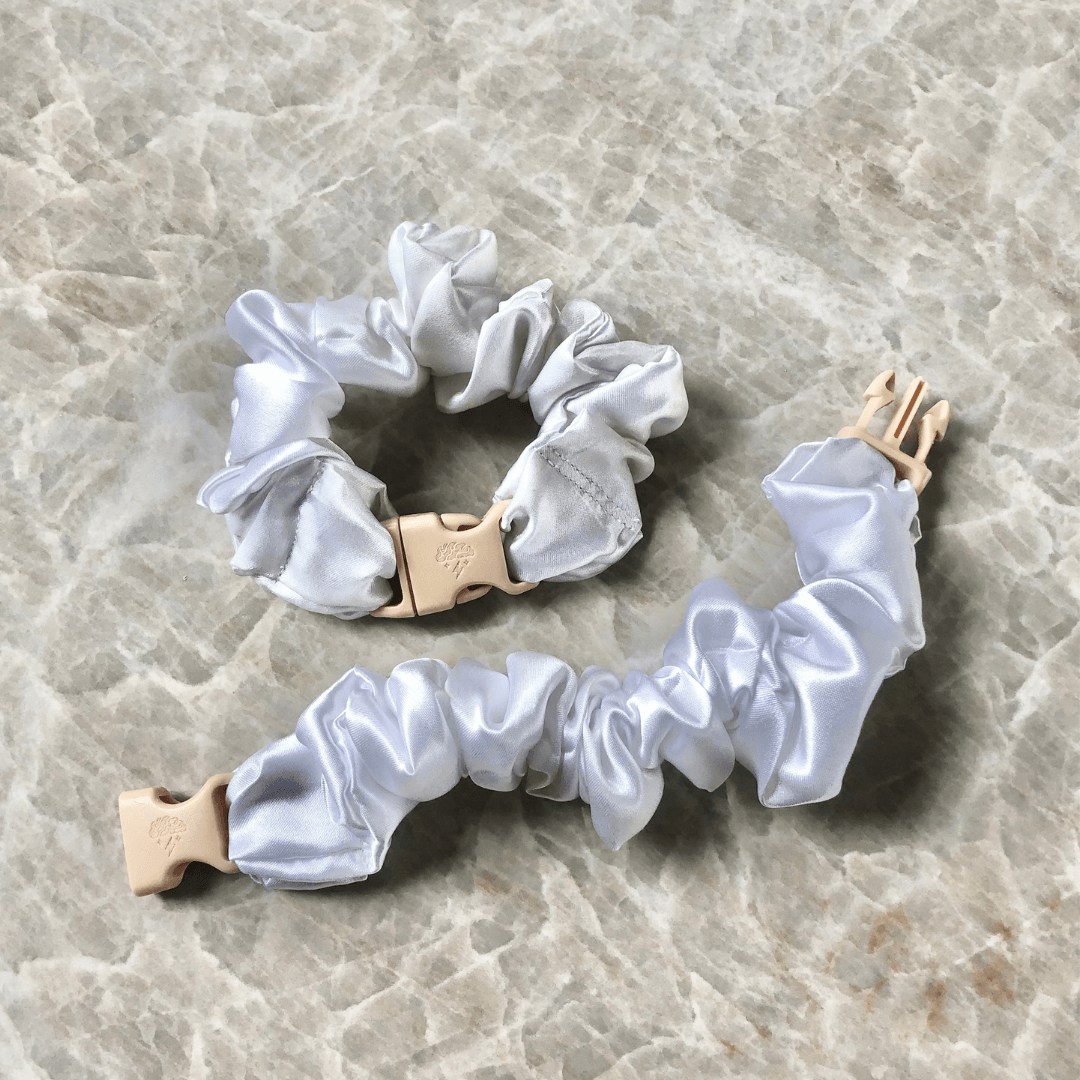 Buckle Scrunchie - Neutral Colors - No Snagging, No Tangles - ONE SCRUNCHIE