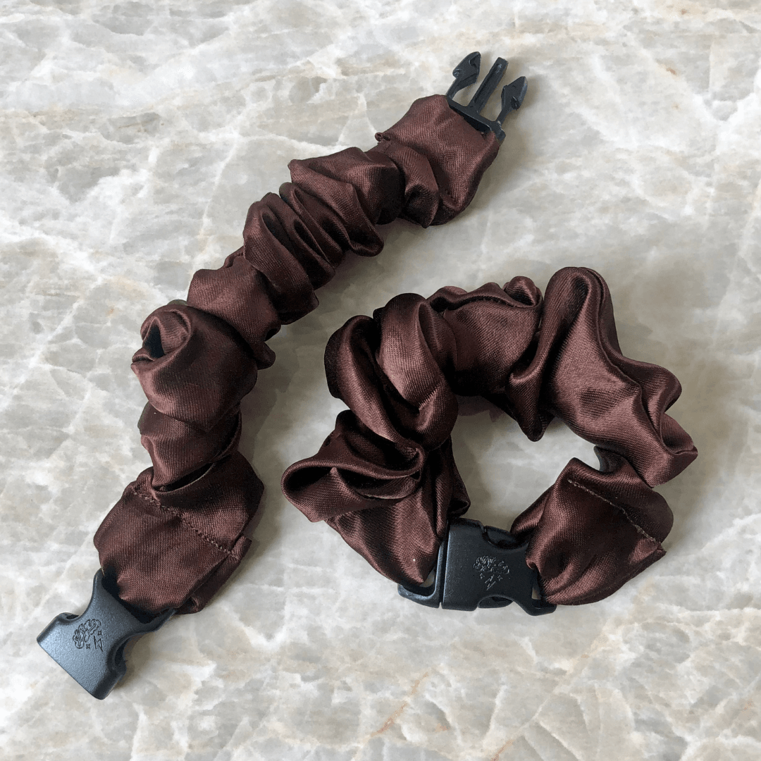 Buckle Scrunchie - Neutral Colors - No Snagging, No Tangles - ONE SCRUNCHIE