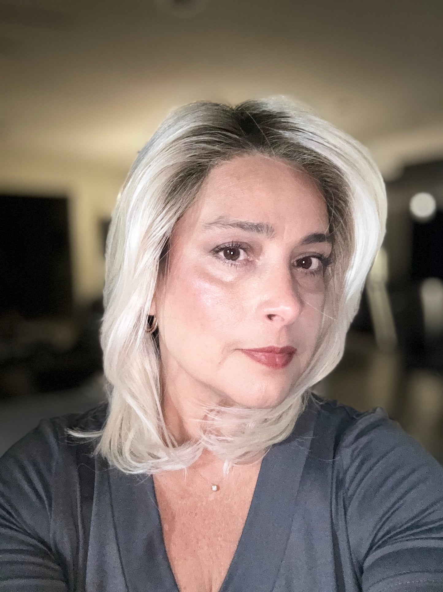 Casual Carlie - Styles by Selene- Heat-friendly Left Mono-part - Tress Allure-Boss Crowns Collab Style