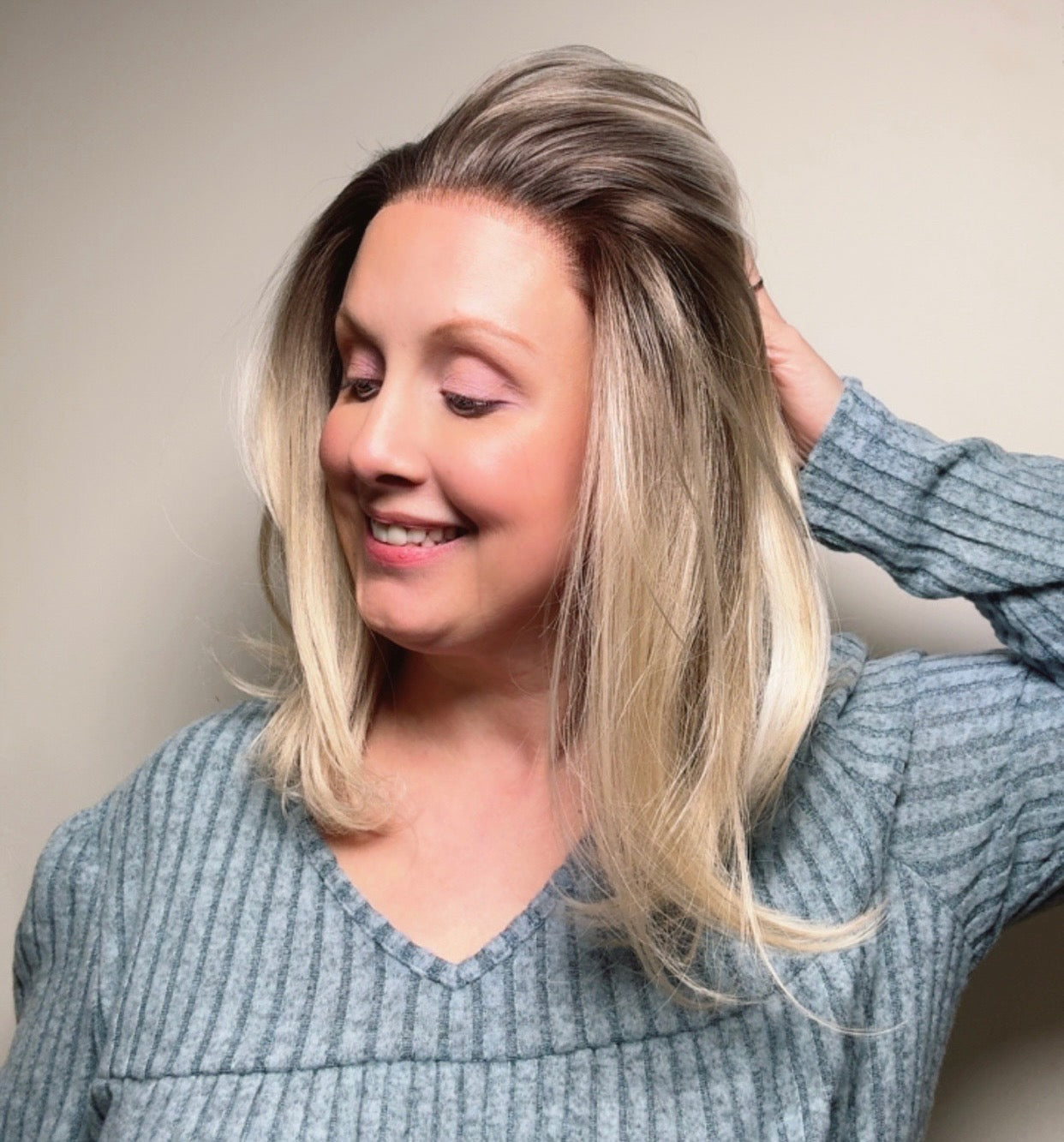 CARKIRA Nancy 13x4 Lace Front Wig with Medium Cap Unisex Heat Friendly Up to 320°F Natural Looking Soft Smooth Realistic Scalp Hairline