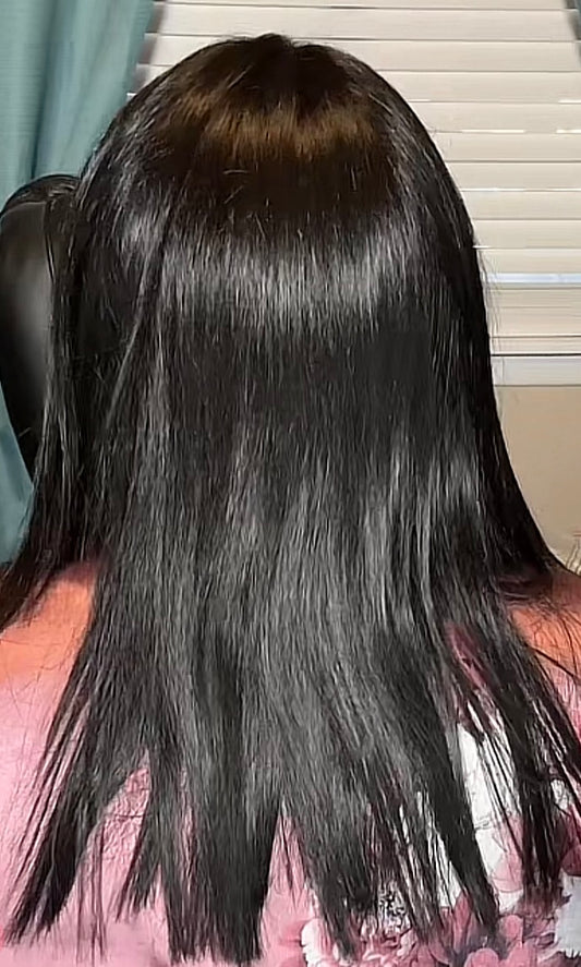 Violet Reimagined - Fully Hand-tied - Non-Heat-Friendly - Color 1b Jet Black - Henry Margu-Boss Crowns Collab Style