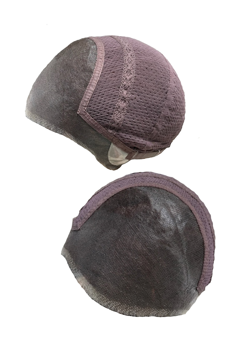 All hand-tied extended lace front cap construction